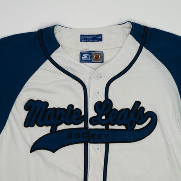 Vintage Toronto Maple Leafs x Starter Baseball Jersey (M) | Rebalance Vintage.