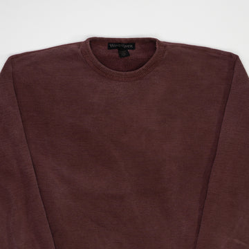 Vintage 90s Washed Red Wind River Blank Crewneck (L) | Rebalance Vintage.
