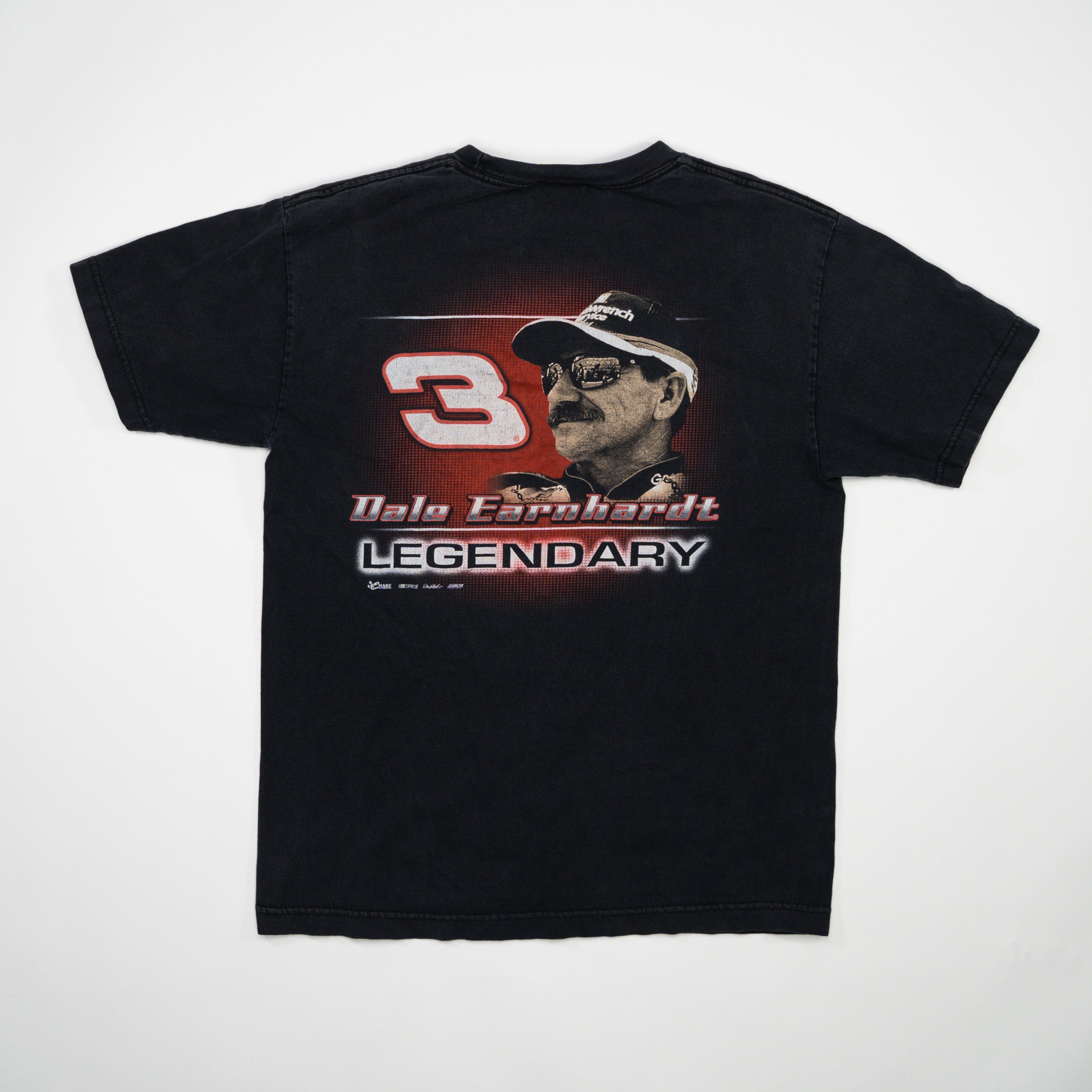 Vintage 90s Black Dale Earnhardt 7 x Champion Tee (S)