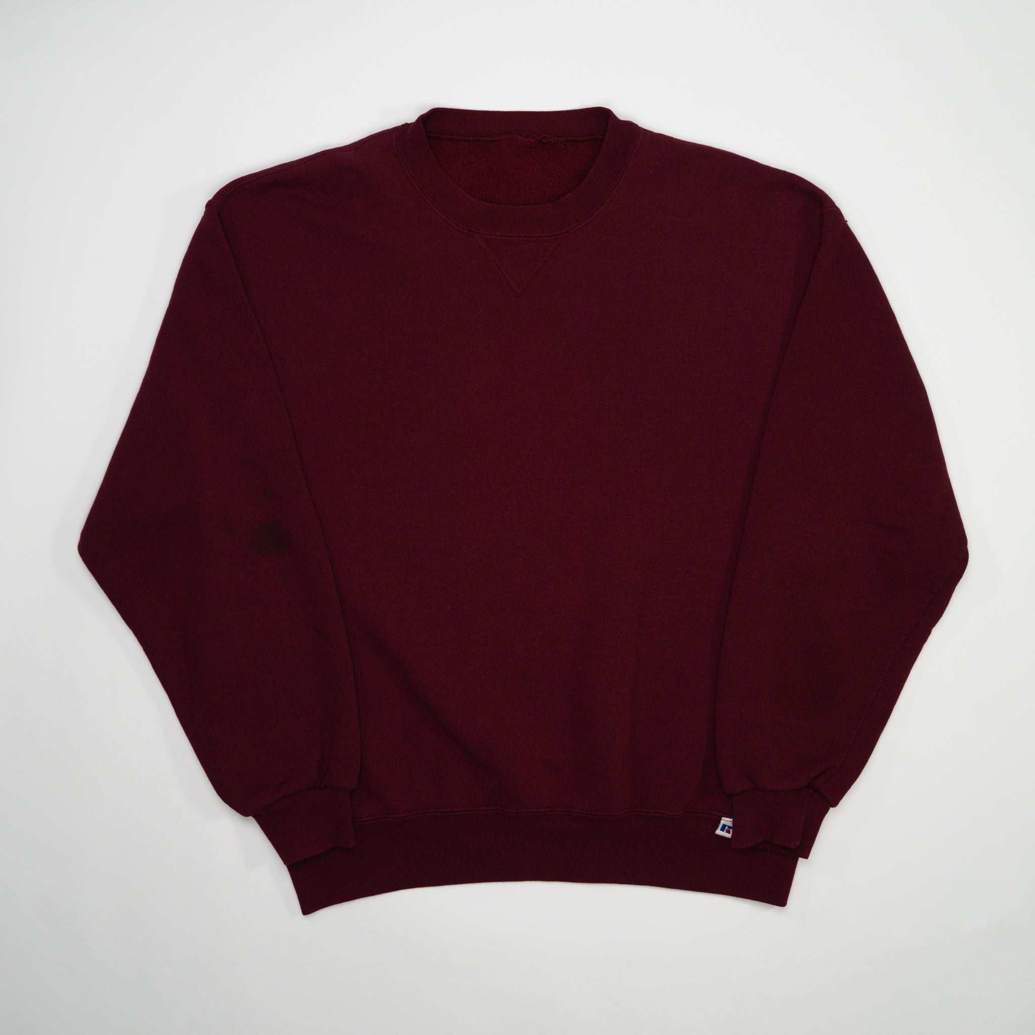 Vintage Maroon Russell Athletics Crewneck 2.0 (L) | Rebalance Vintage.