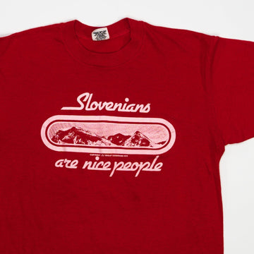 Vintage '79 Slovenians Are Nice People Tee (S) | Rebalance Vintage.