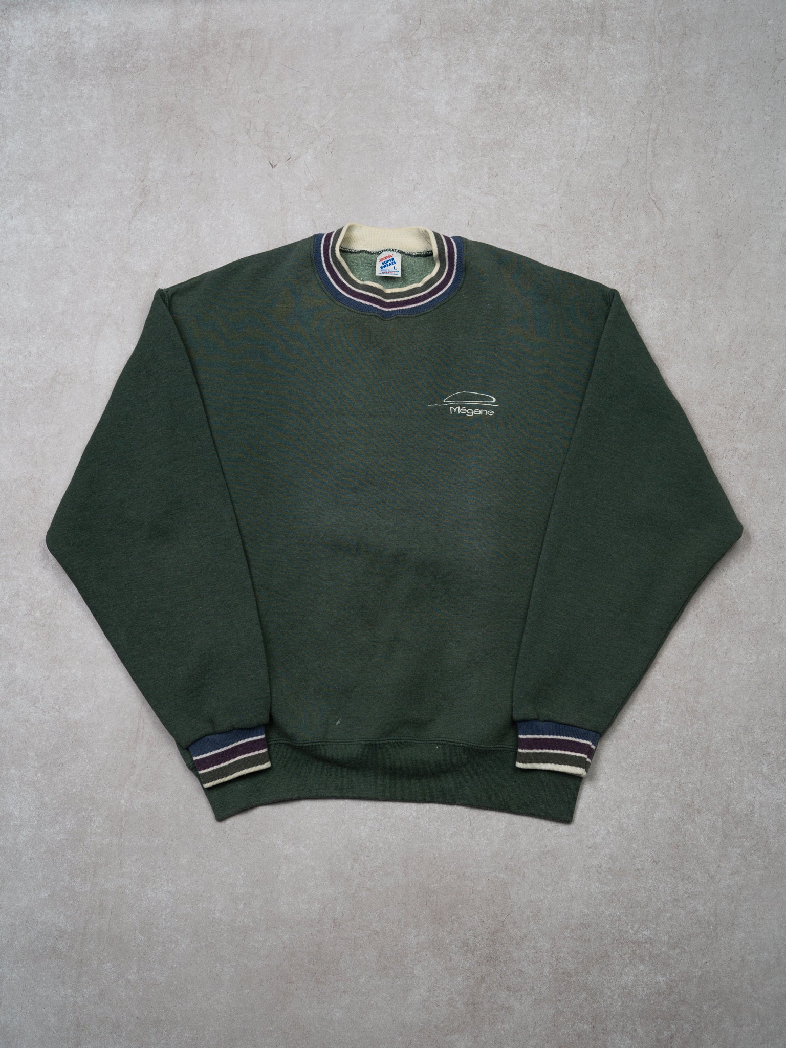 Vintage Green 80's Mégane Crewneck (L)