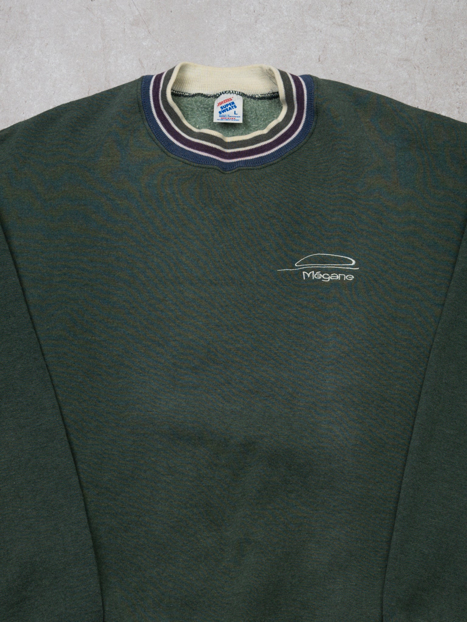 Vintage Green 80's Mégane Crewneck (L)