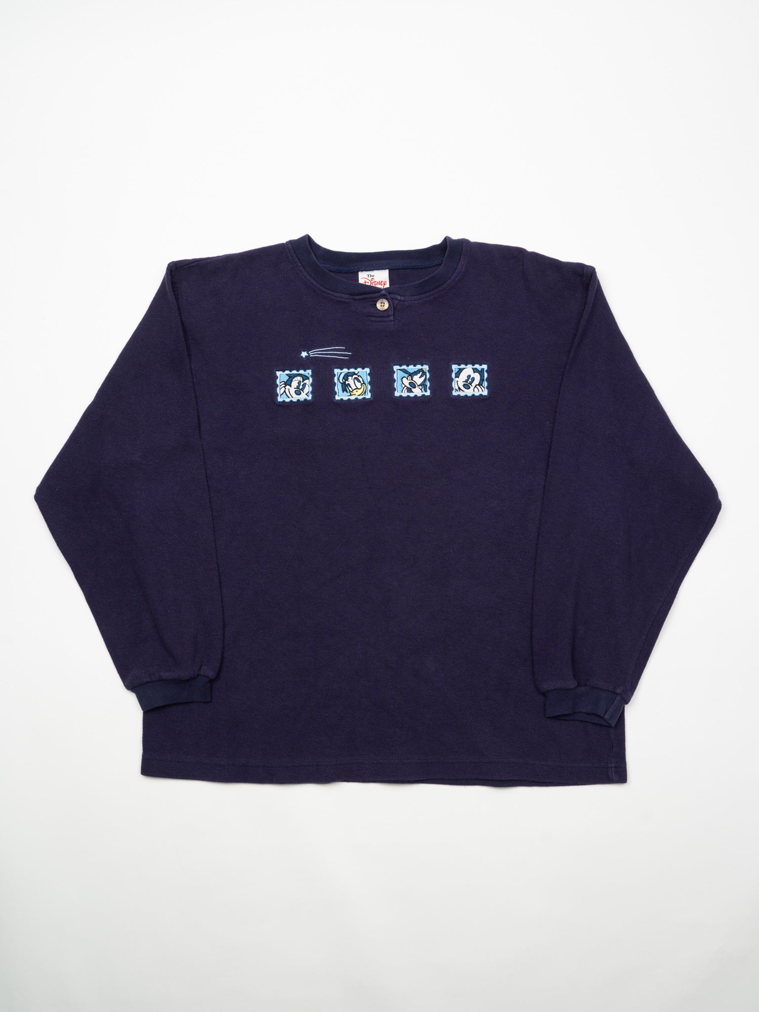 Vintage Dark Purple Mickey + Friends Long Sleeve (L)