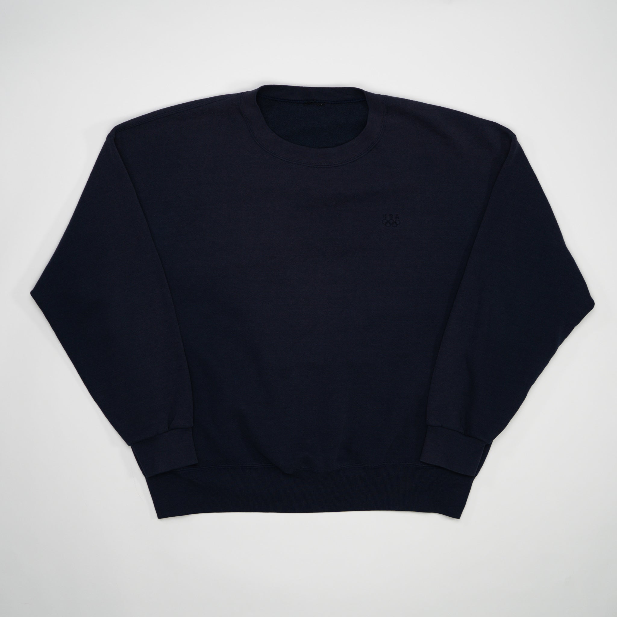 Vintage Navy USA Olympics Crewneck (L/XL) | Rebalance Vintage.