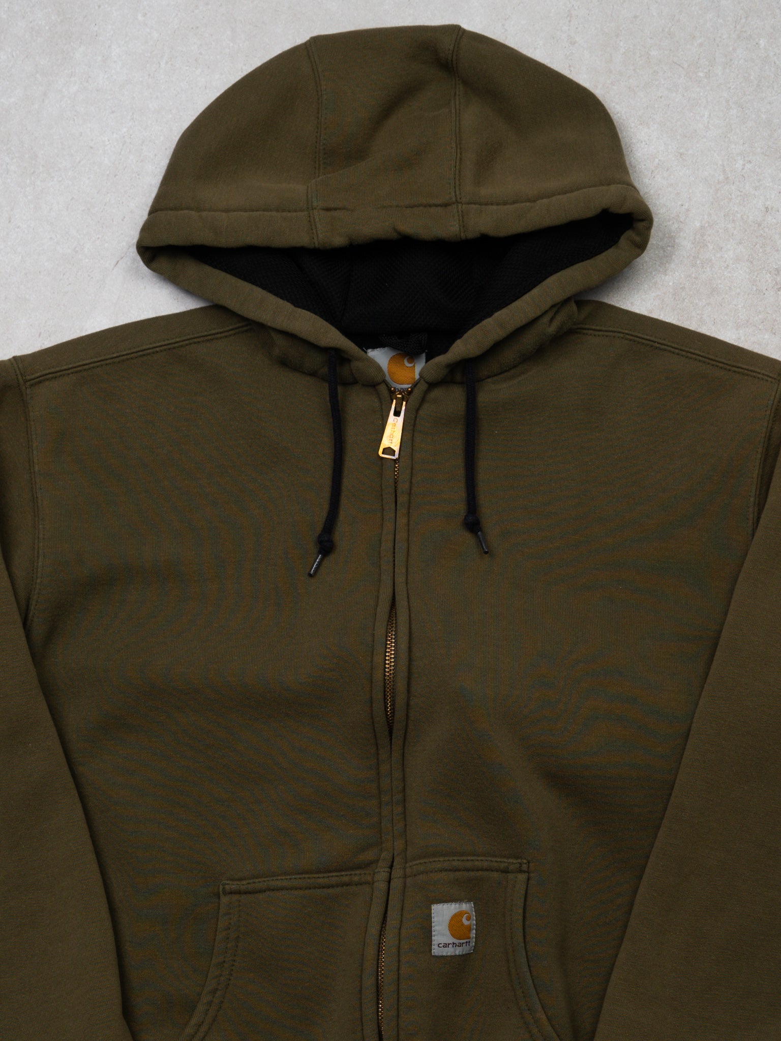 Vintage 90s Army Green Carhartt Hoodie (M/L)