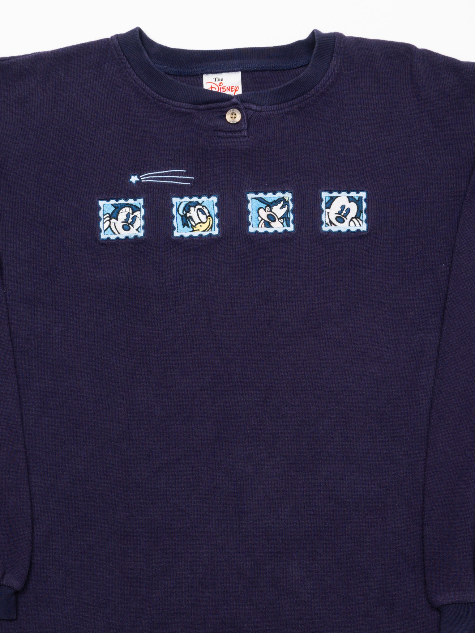 Vintage Dark Purple Mickey + Friends Long Sleeve (L)