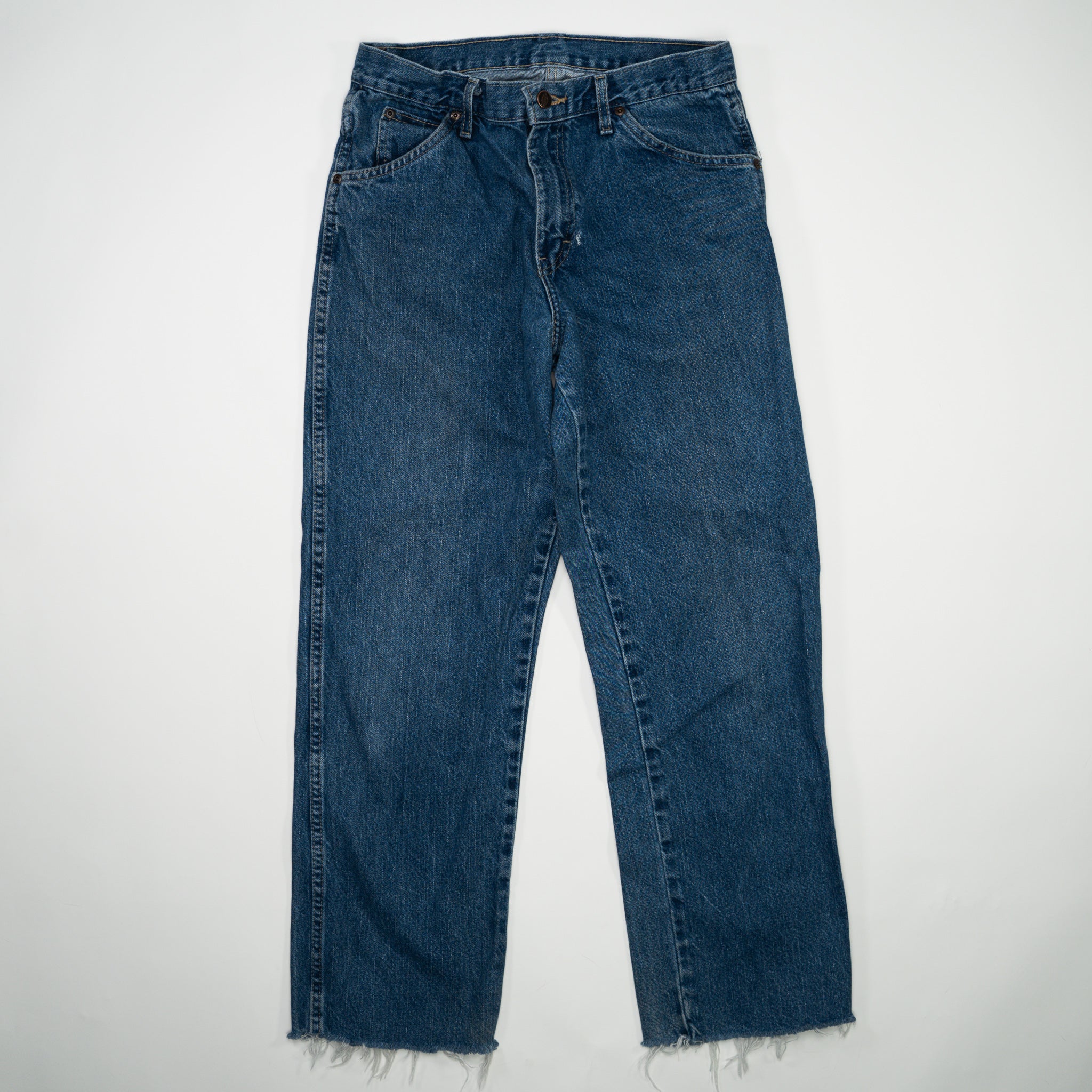 Vintage Dark Blue Distressed Dickies Jeans (30 x 28)