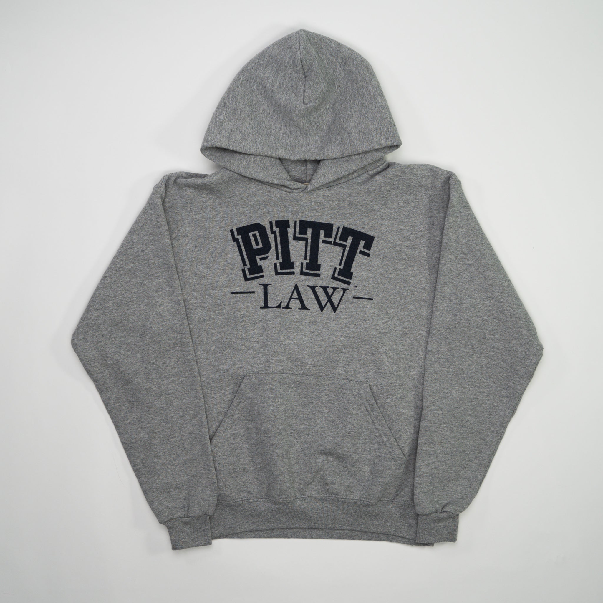 Vintage Grey Pitt Law x Lee Hoodie (S) | Rebalance Vintage.