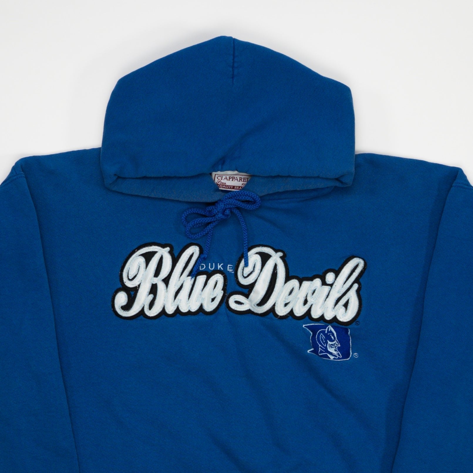 Vintage Blue Devils Duke University Hoodie (M) | Rebalance Vintage.