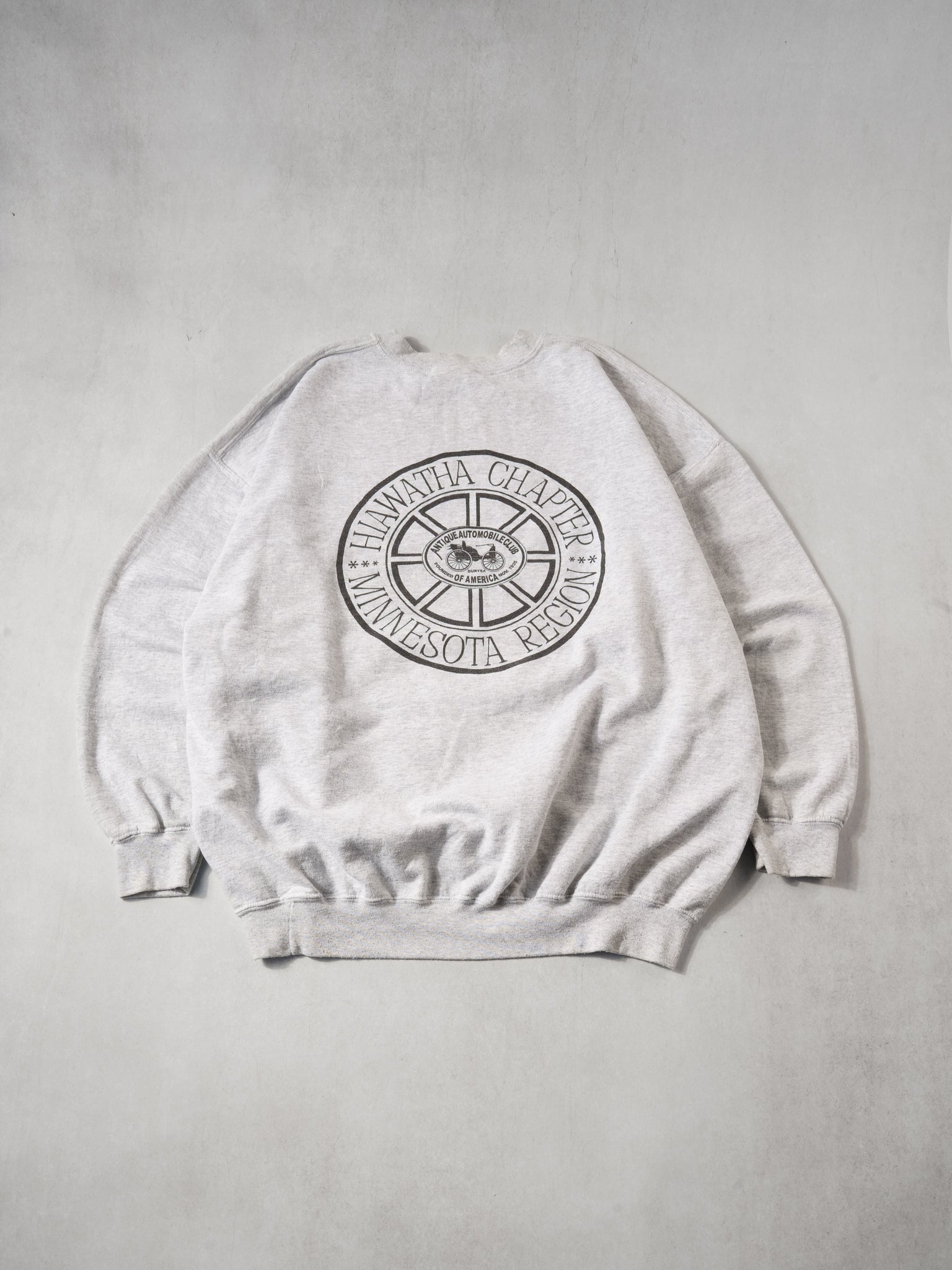 Vintage 90s Grey Central Division Spring Car Meet Crewneck (XL)