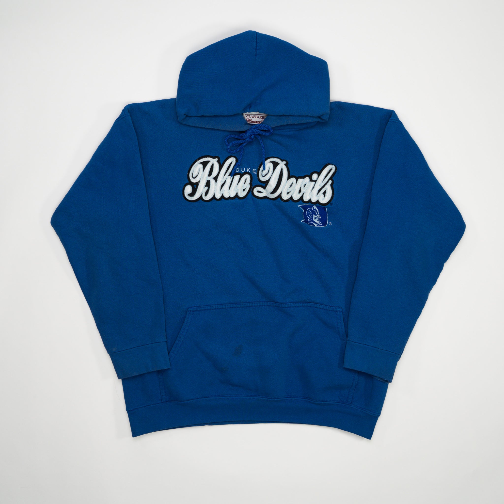 Vintage Blue Devils Duke University Hoodie (M) | Rebalance Vintage.