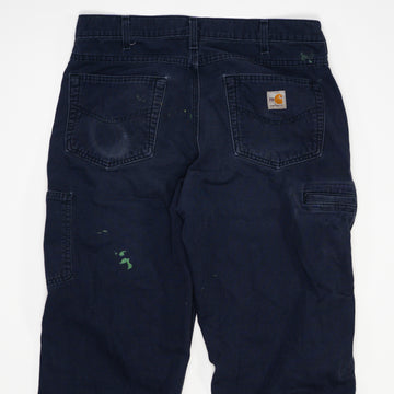 Vintage Blue Cahartt Cargo Pants (34 x 32) | Rebalance Vintage.