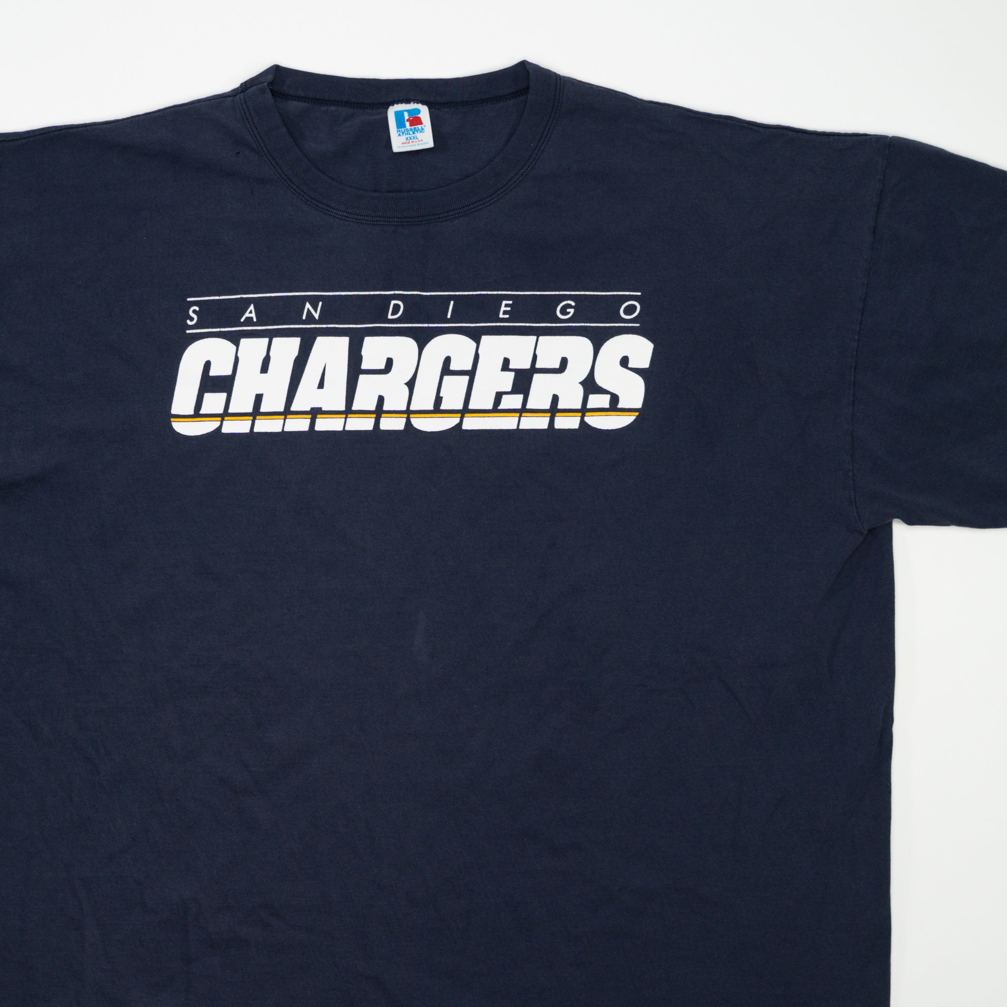 Vintage Navy San Diego Chargers Russell Athletic Tee