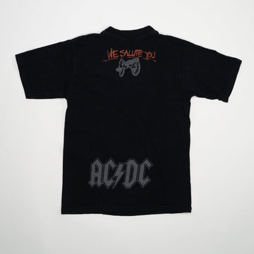 Vintage '04 ACDC For Those About To Rock Liquid Blue Tee (S) | Rebalance Vintage.