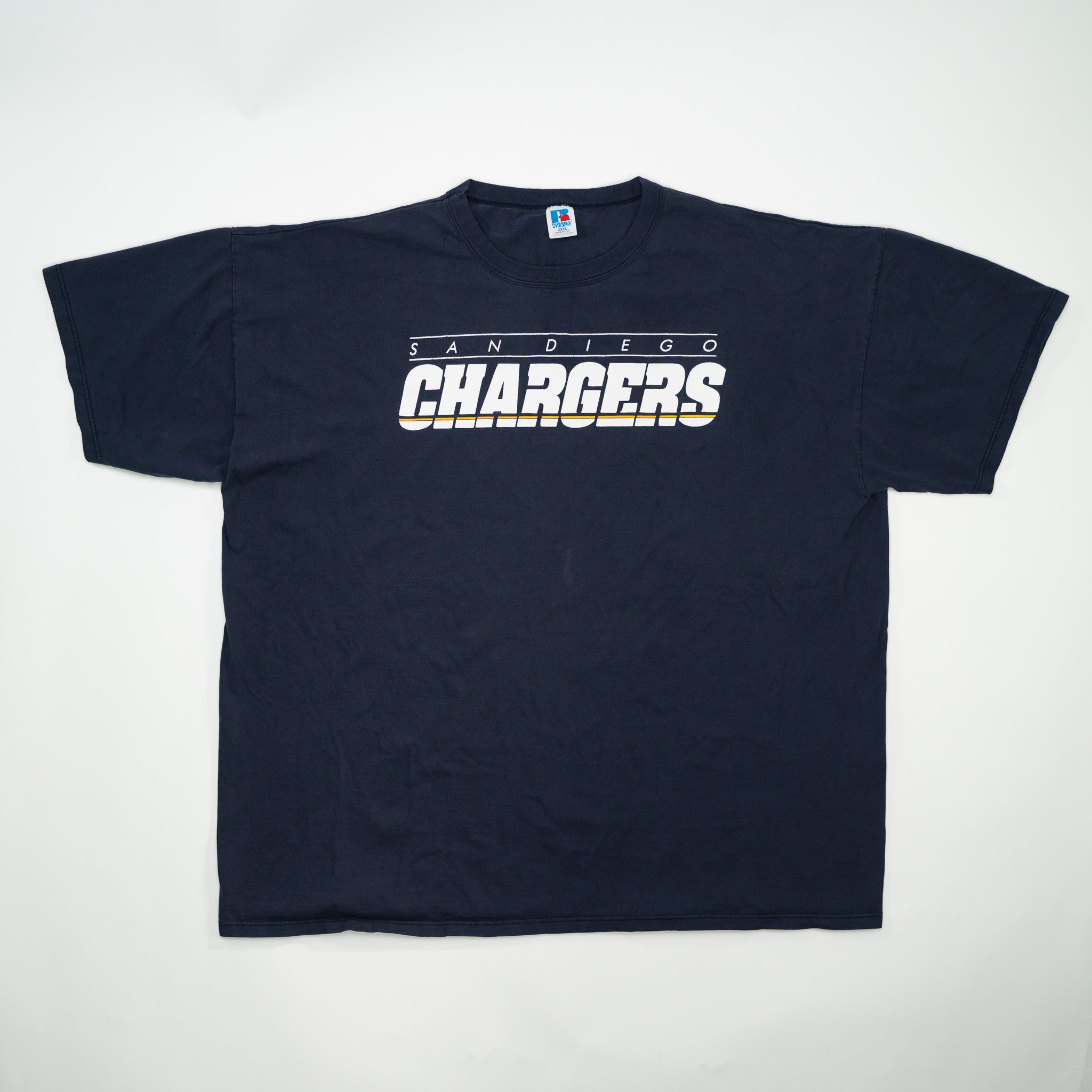 Vintage Navy San Diego Chargers Russell Athletic Tee