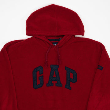 Vintage Red Gap Fleece Hoodie (L/XL) | Rebalance Vintage.