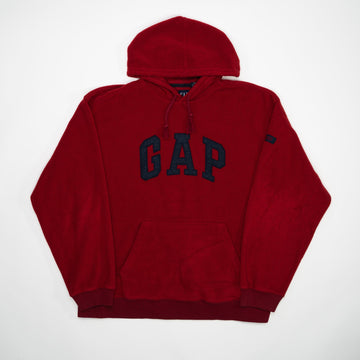 Vintage Red Gap Fleece Hoodie (L/XL) | Rebalance Vintage.