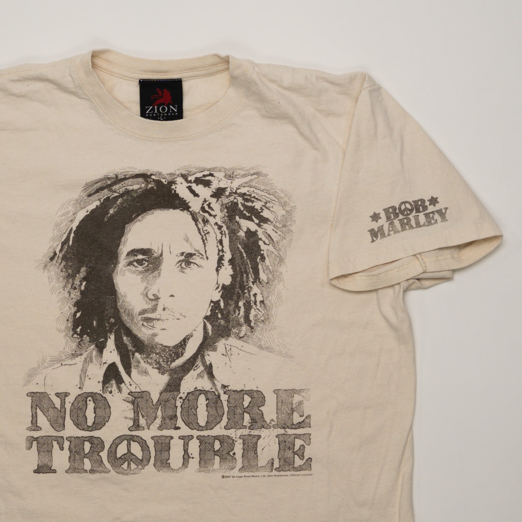 Vintage '07 Bob Marley No More Trouble Tee (M/L) | Rebalance Vintage.