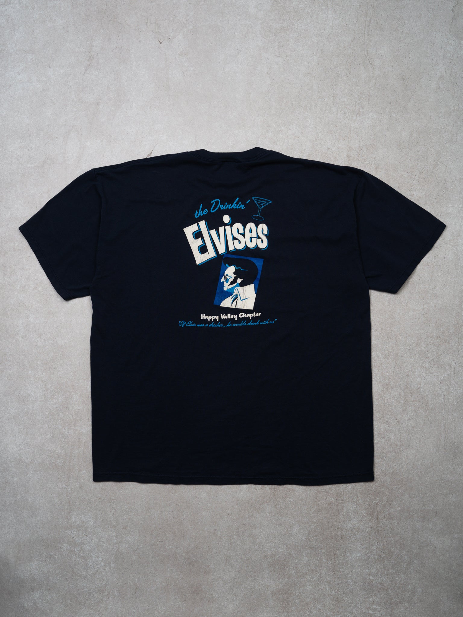 Vintage 90s The Drinkin' Elvises Tee (L)