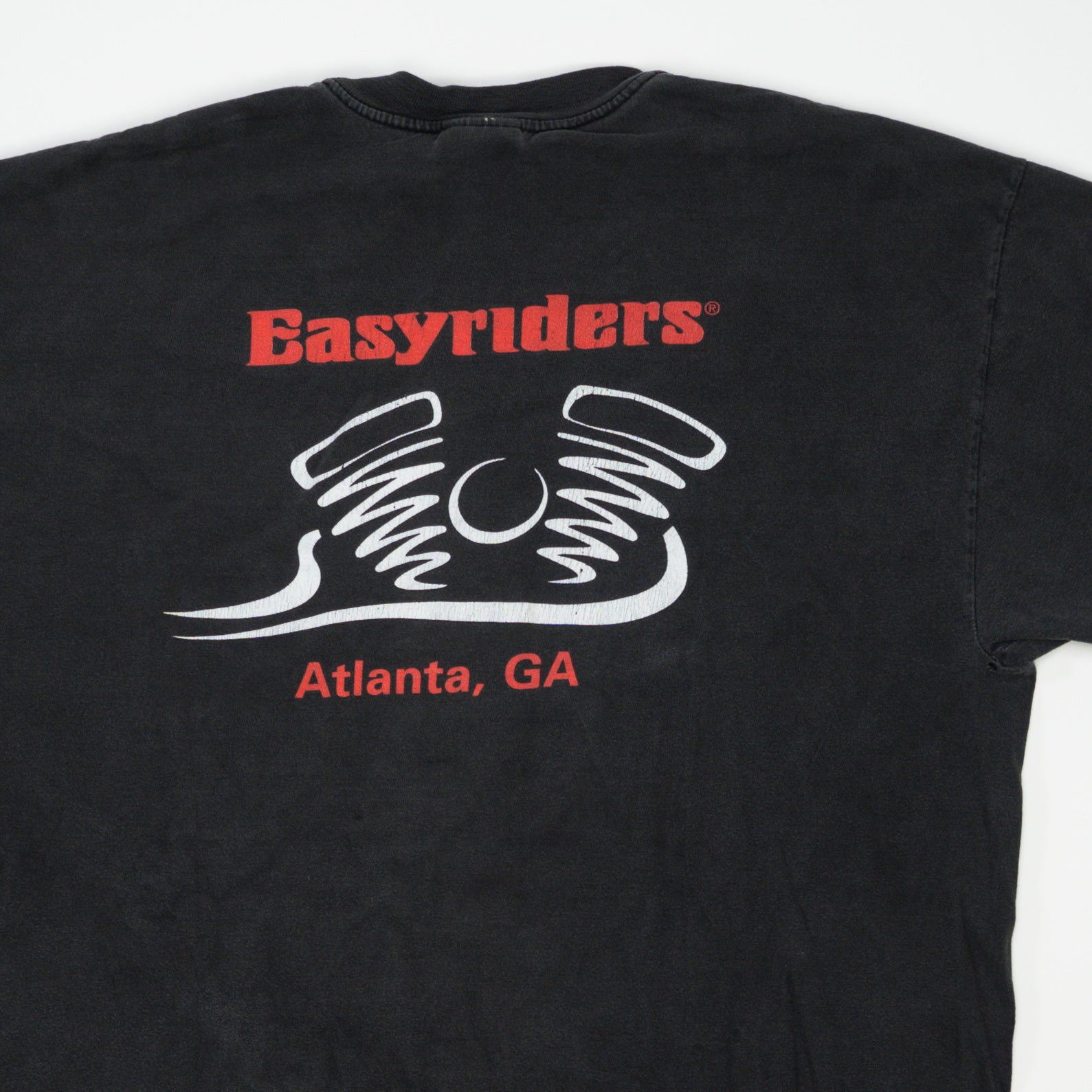 Vintage Washed Black Easy Riders Atlanta Tee (M)