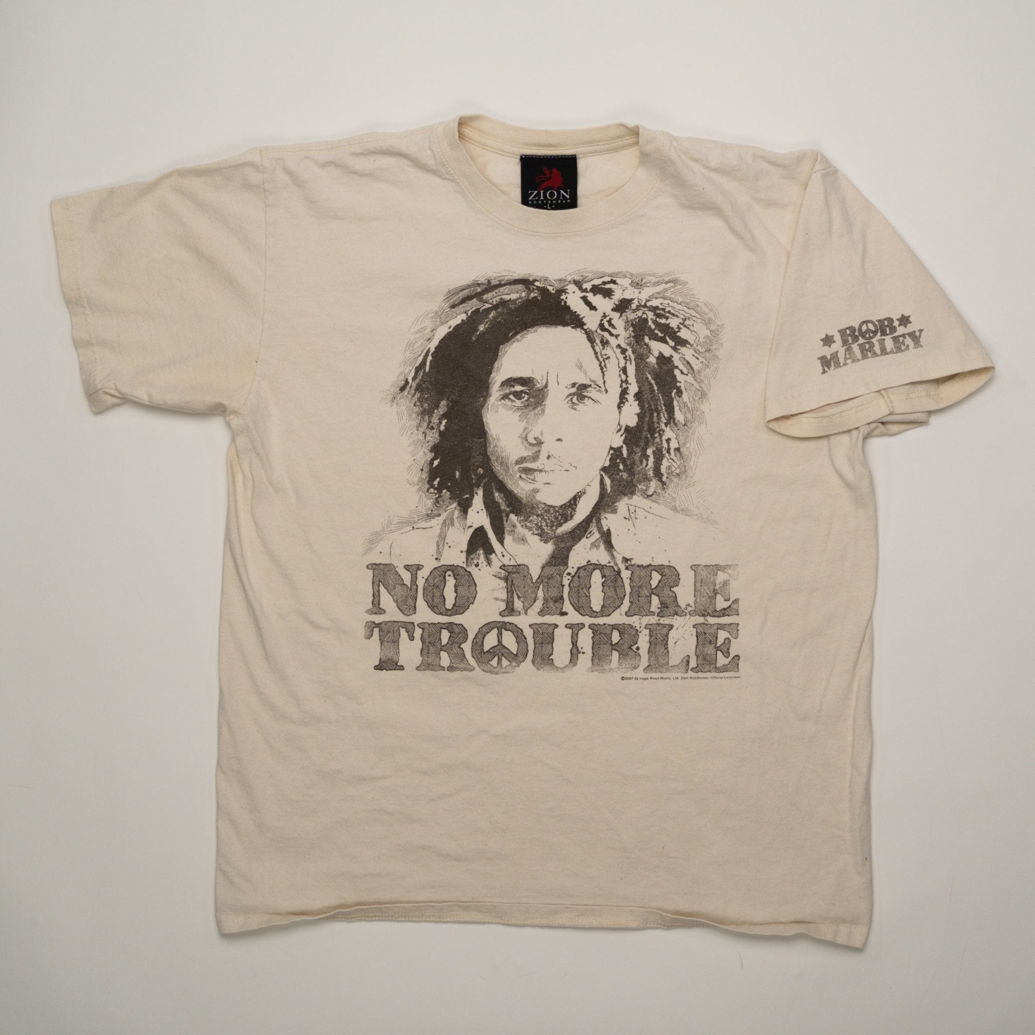 Vintage '07 Bob Marley No More Trouble Tee (M/L) | Rebalance Vintage.