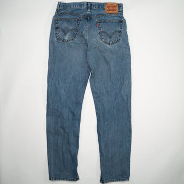 Vintage Blue Levi Relax Fit 550 Jean (34 x 36) | Rebalance Vintage.
