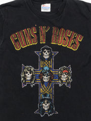 Vintage Black Guns N' Roses Cross Tee (XS)