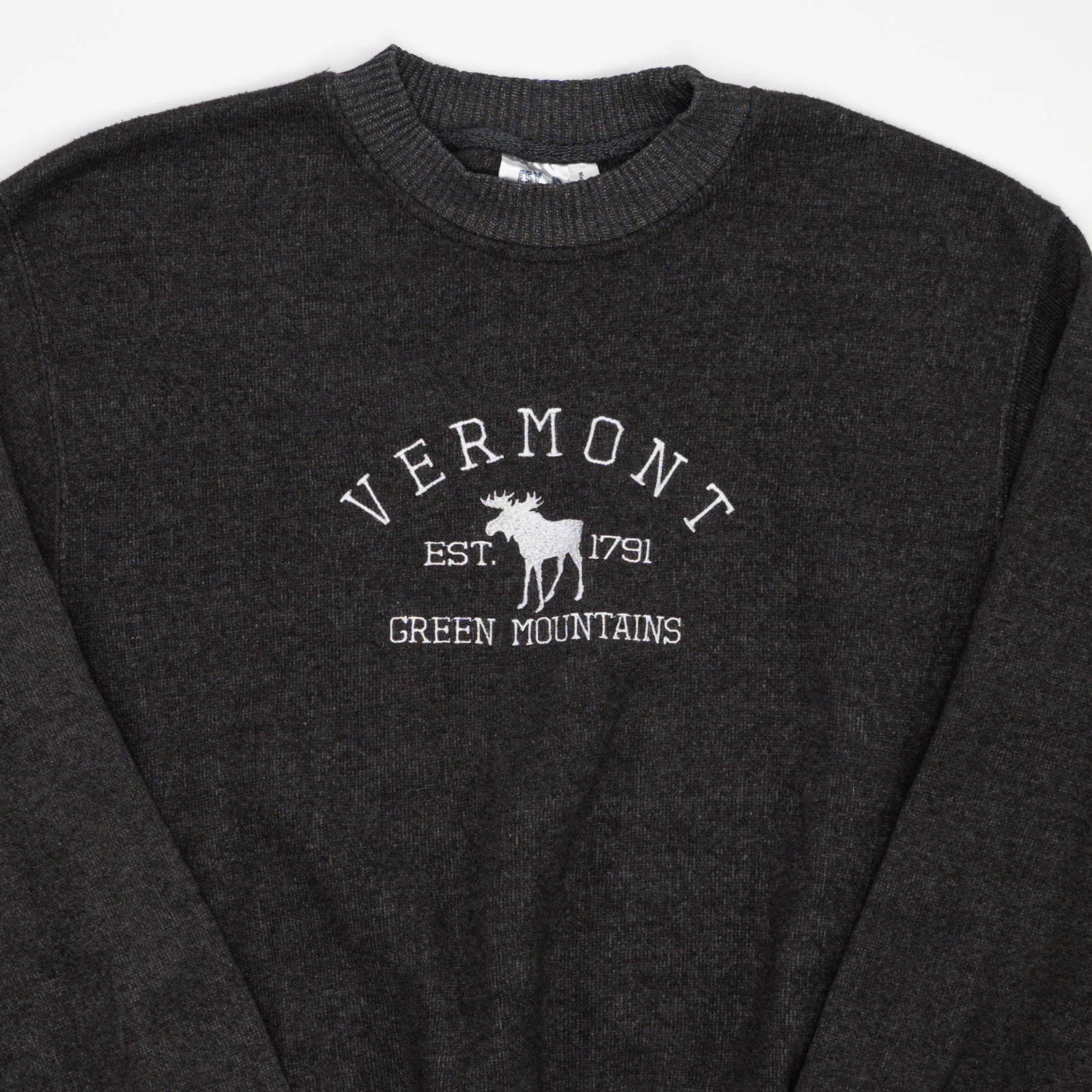 Vintage Grey Vermont Green Mountains Crewneck (M)