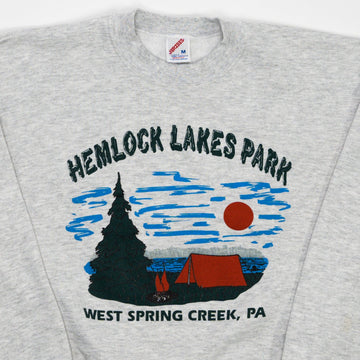 Vintage 90s Hemlock Lake Park Crewneck (S) | Rebalance Vintage.