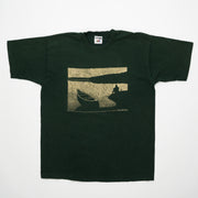 Vintage 90s Green Canoe Tee (M)