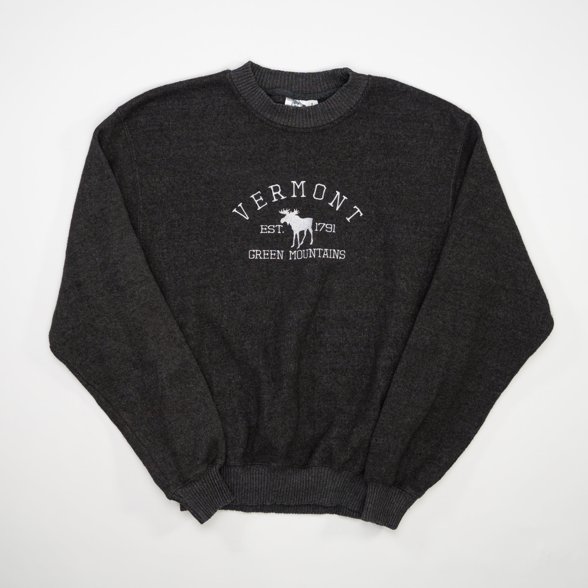 Vintage Grey Vermont Green Mountains Crewneck (M)
