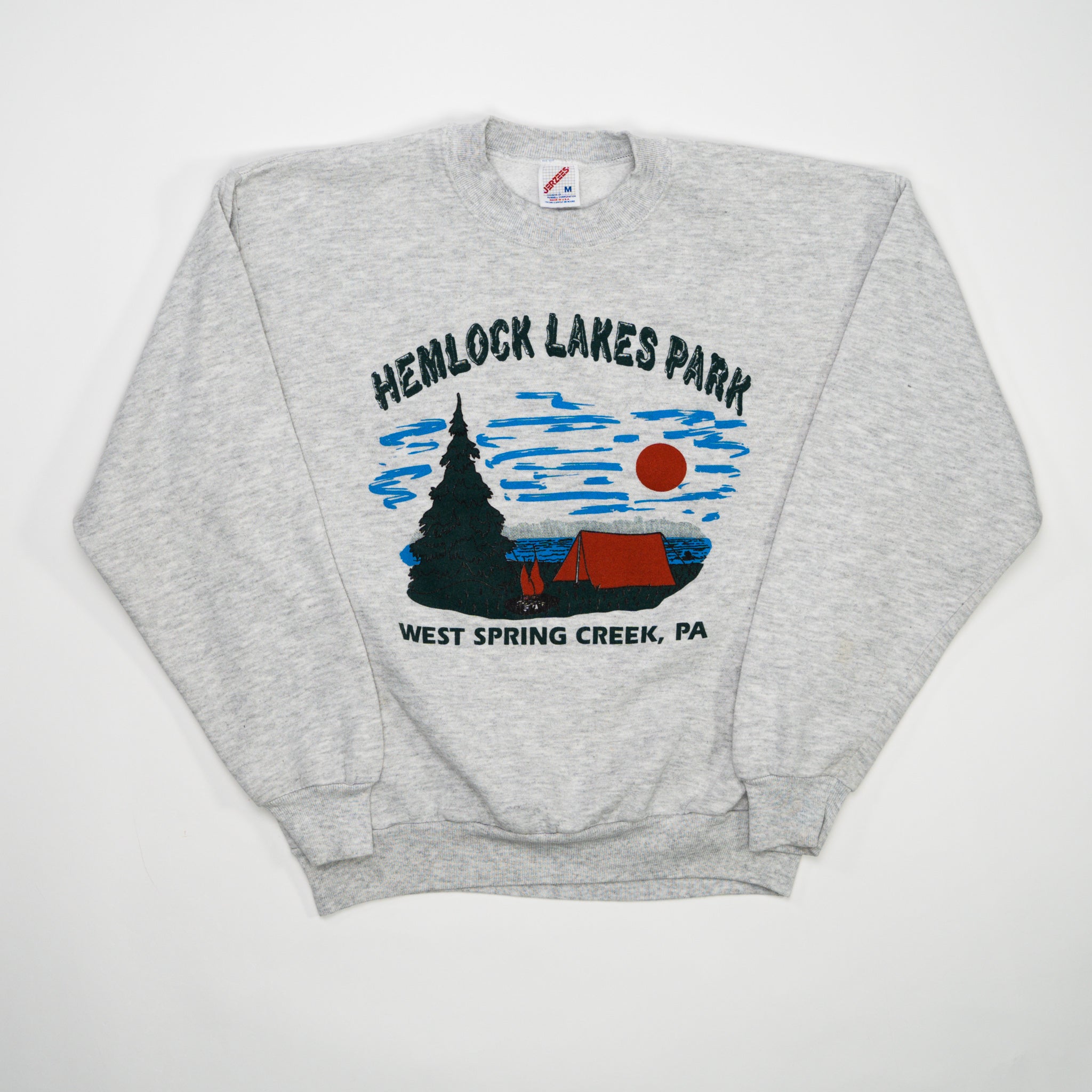 Vintage 90s Hemlock Lake Park Crewneck (S) | Rebalance Vintage.