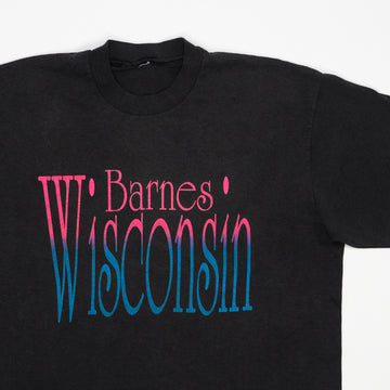 Vintage 80s Single Stitch Barnes Wisconsin Tee (M) | Rebalance Vintage.