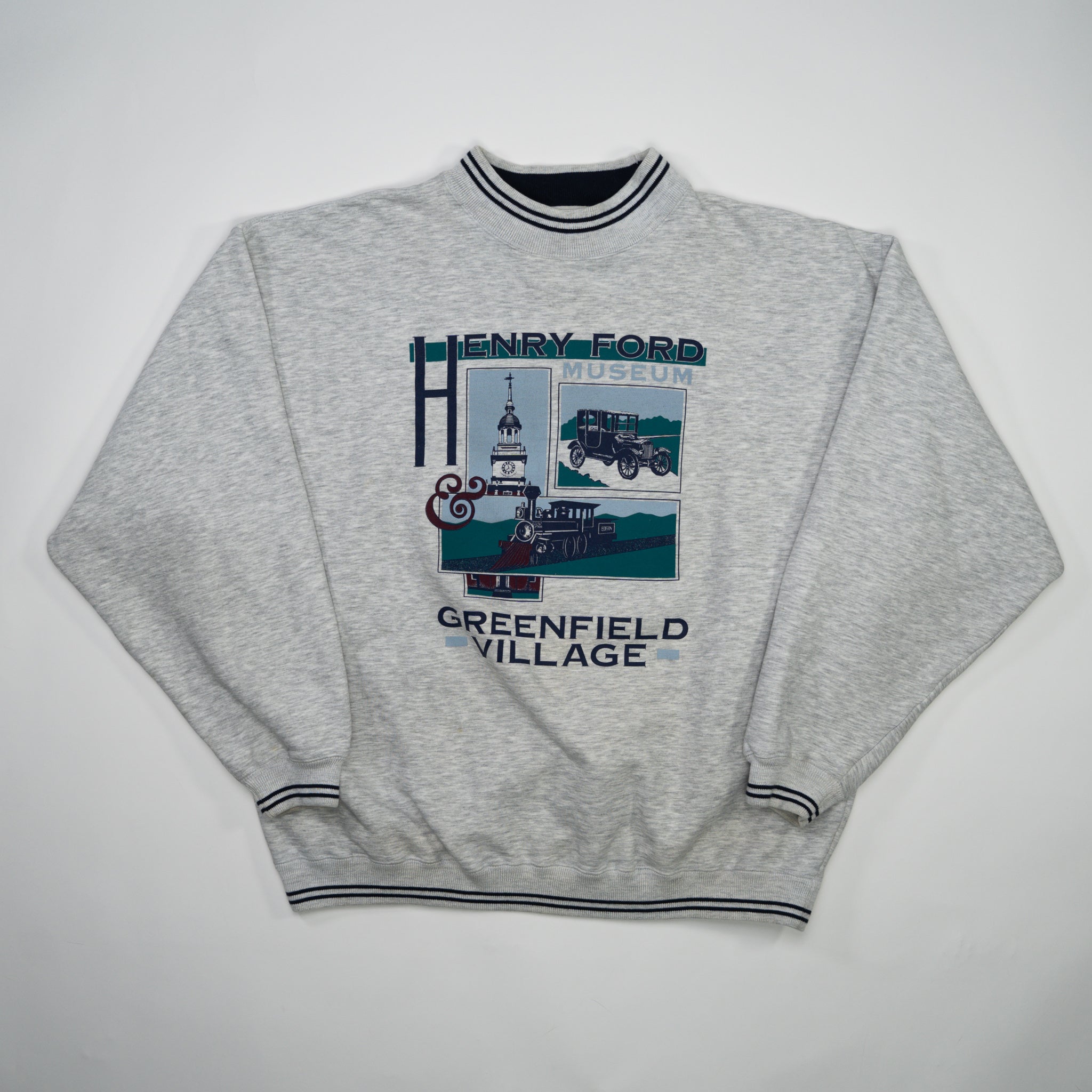 Vintage Grey Henry Ford Museum Greenfield Crewneck (L)