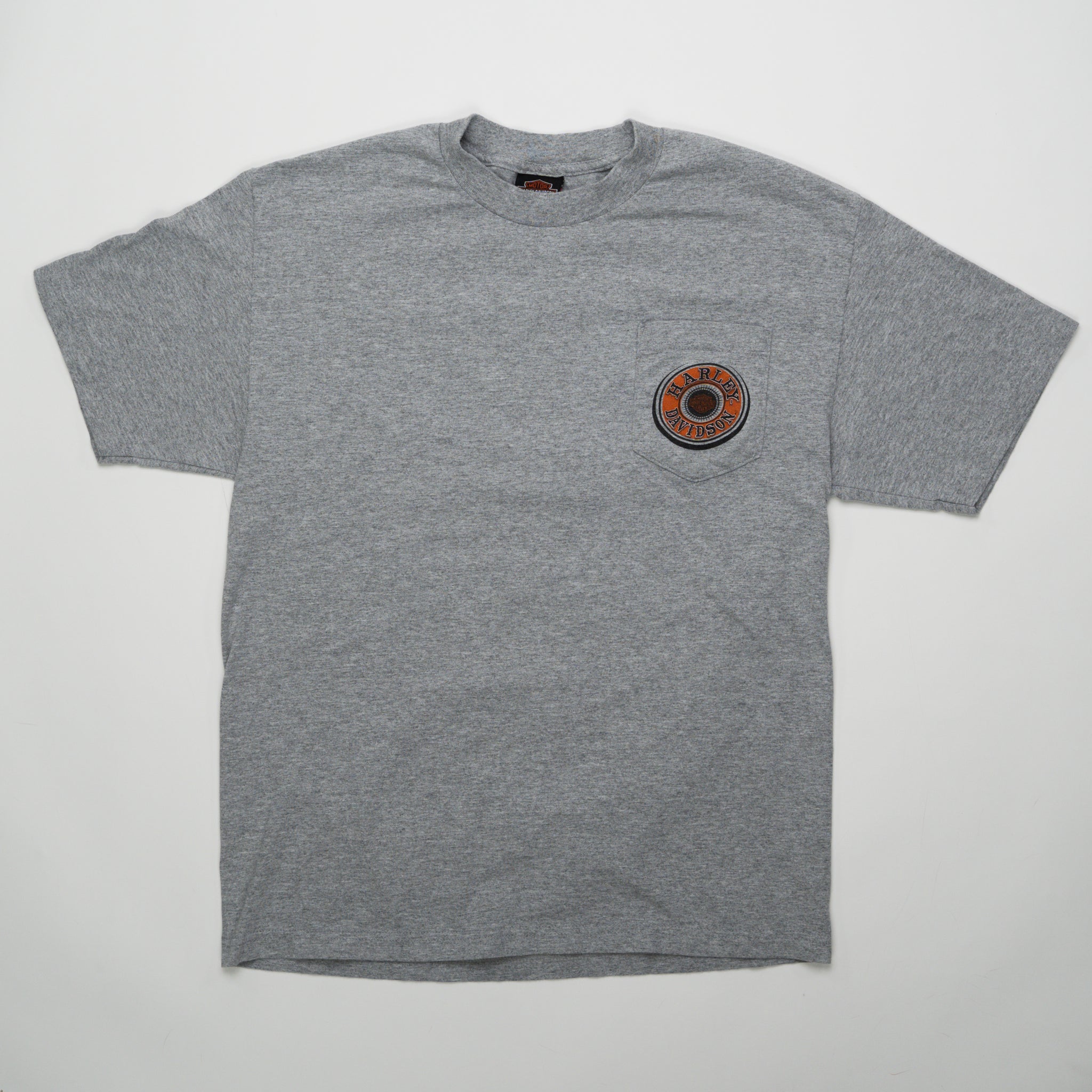 Vintage Grey Harley Davidson Boston, MA tee (M/L) | Rebalance Vintage.