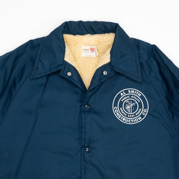 Vintage 70s Alsmith Public Utility NE Construction Insulated Jacket (XL) | Rebalance Vintage.