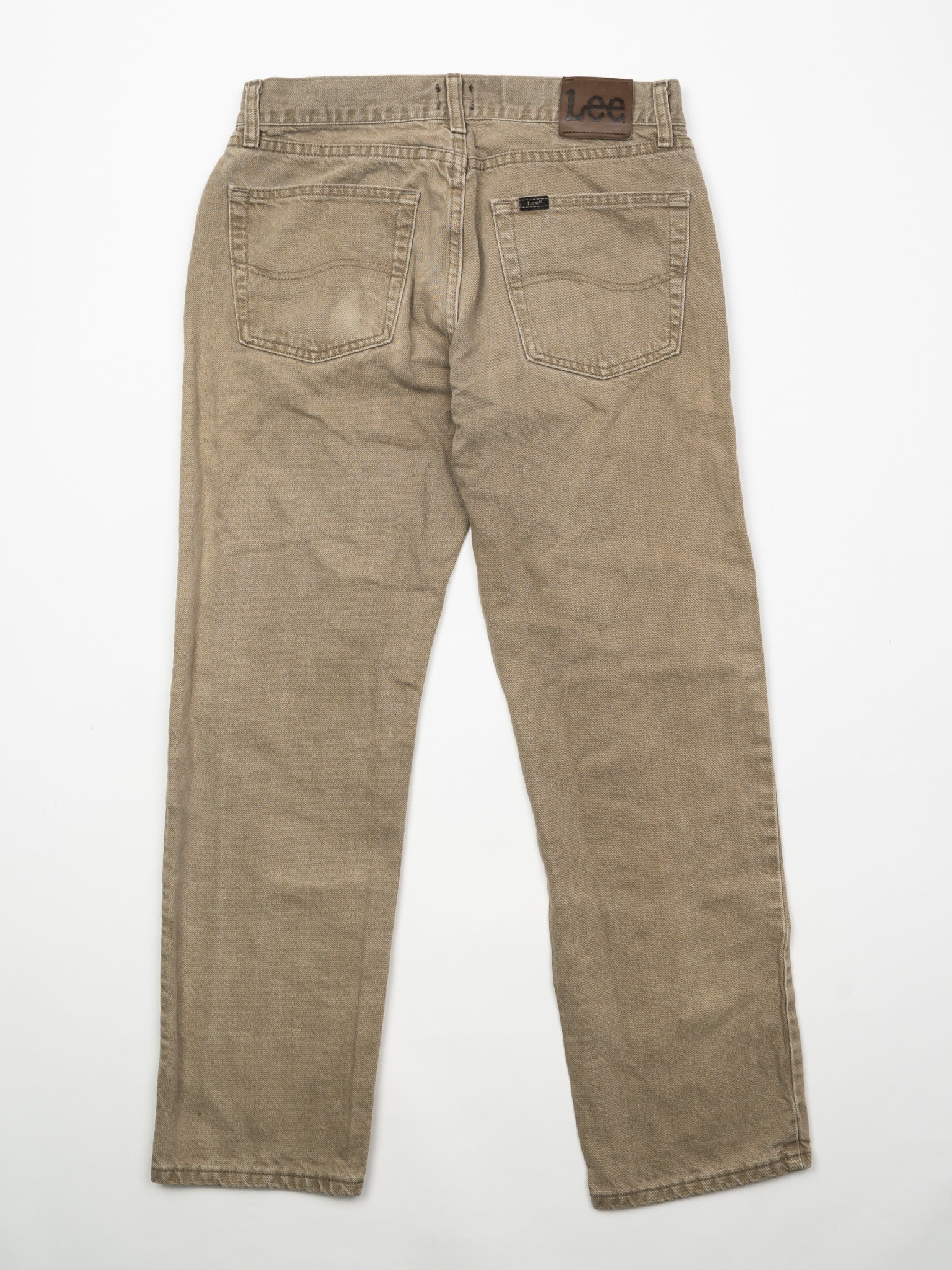 Vintage Beige Lee Jeans (34 x 30)