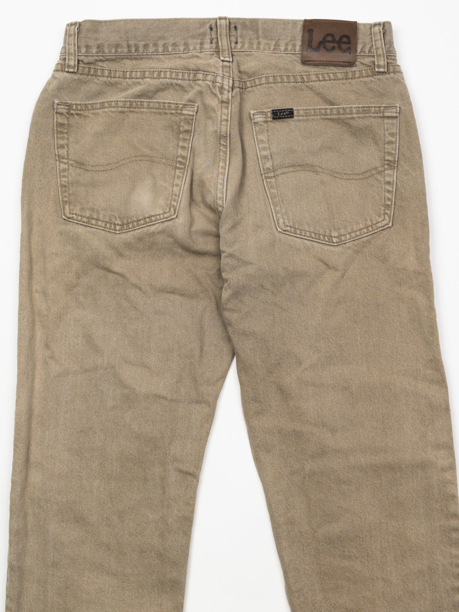 Vintage Beige Lee Jeans (34 x 30)