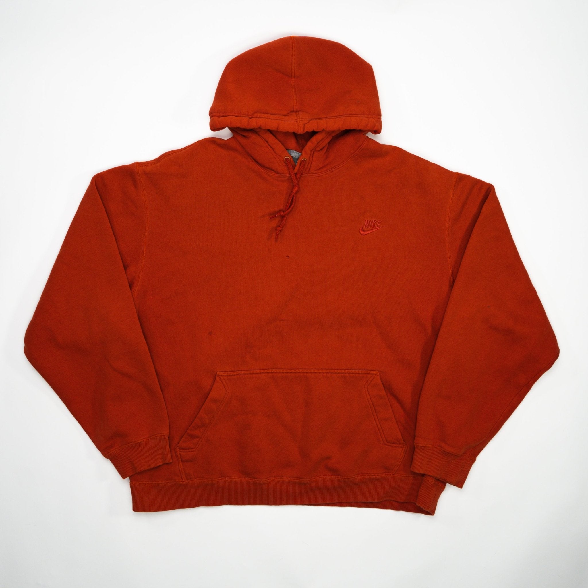 Vintage Orange Nike Essential Hoodie (XL) | Rebalance Vintage.