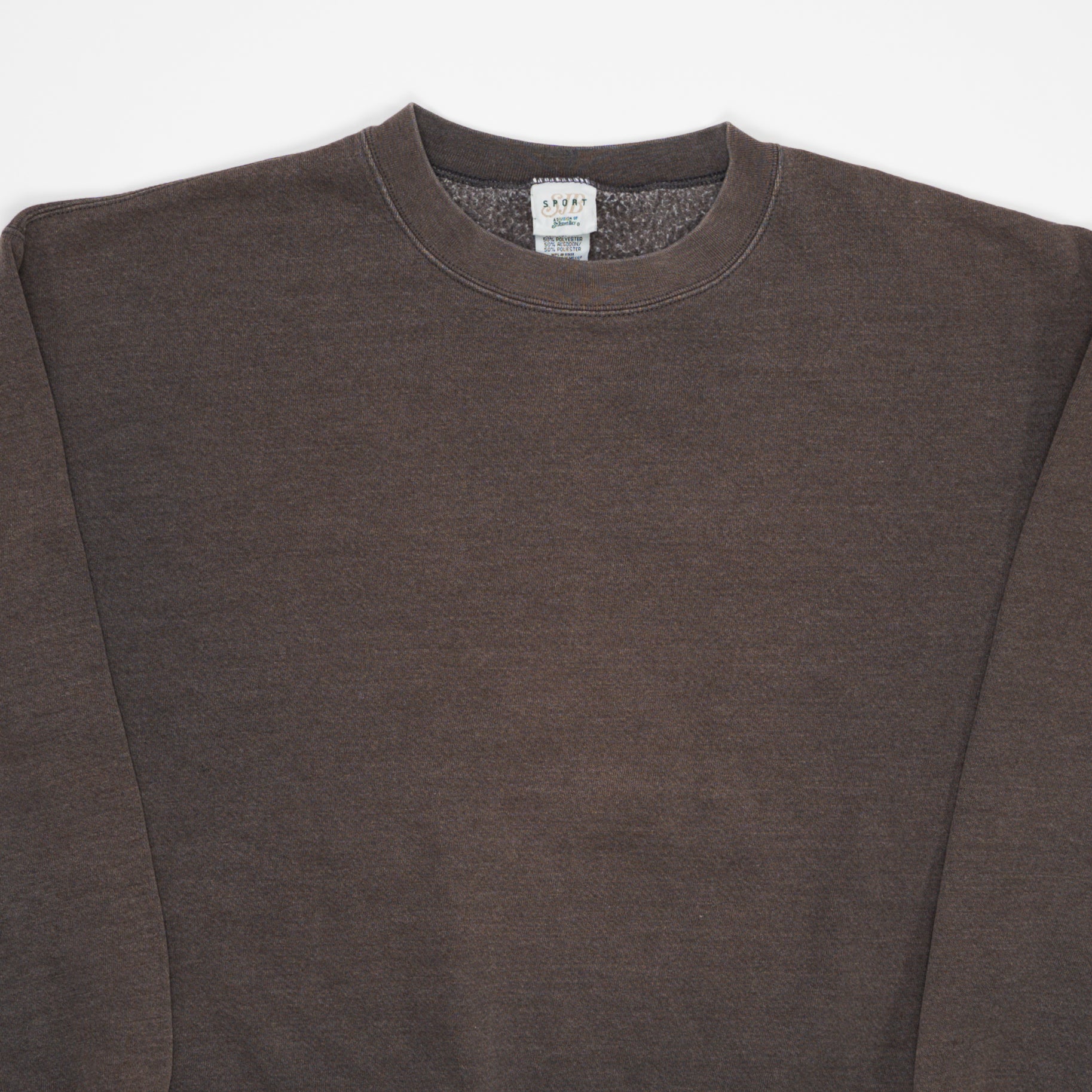 Vintage 90s Washed Brown Crewneck (XL) | Rebalance Vintage.