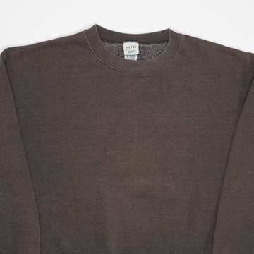 Vintage 90s Washed Brown Crewneck (XL) | Rebalance Vintage.