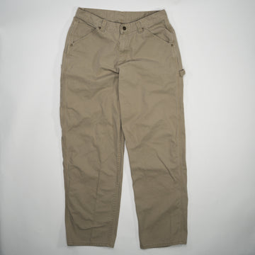 Vintage Beige Lee Dungaree Cargo Pants (34 x 34) | Rebalance Vintage.