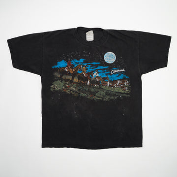 Vintage Rugged Oklahoma Cowboy Tee (L) | Rebalance Vintage.