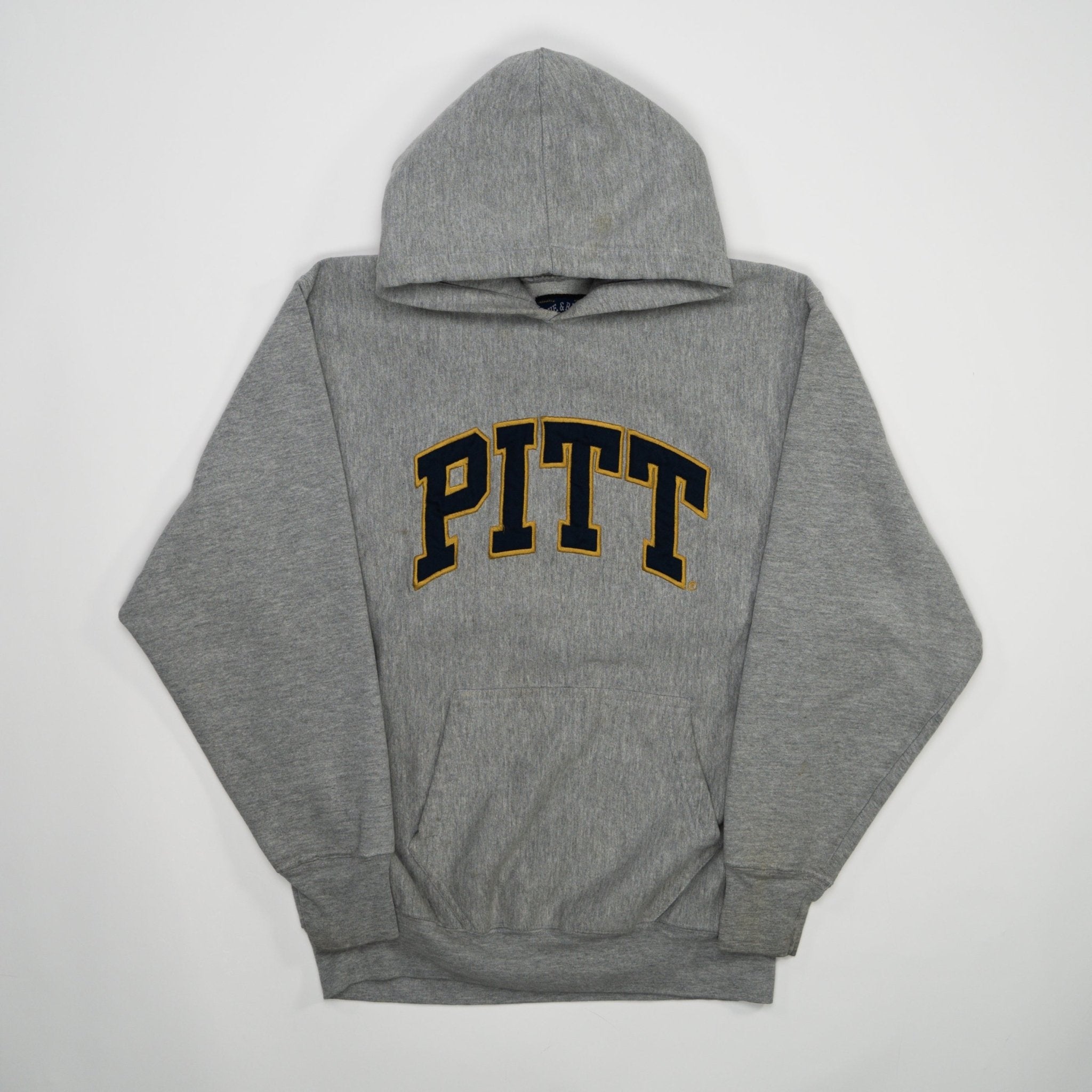 Vintage Grey Pitt x Steve + Barrys Hoodie (S) | Rebalance Vintage.