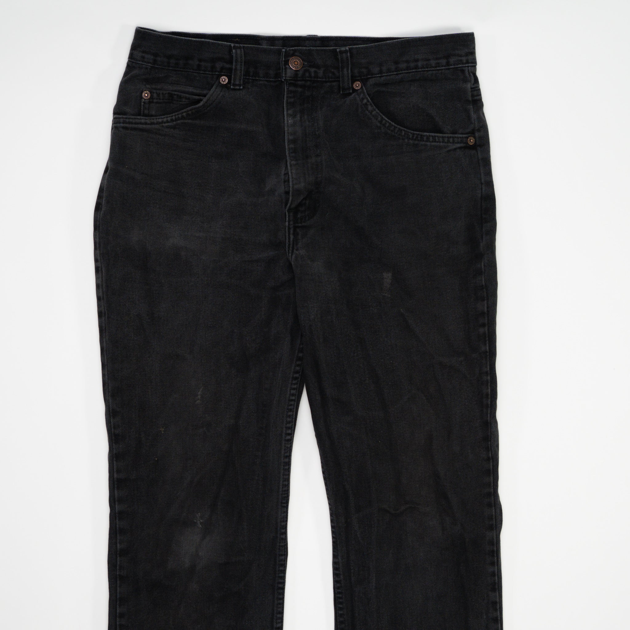 Vintage 70s Washed Black Levi Jeans (34 x 32) | Rebalance Vintage.