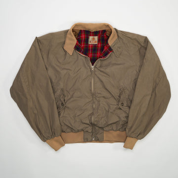 Vintage 70s Biege Baracuta Harrington Bomber Jacket (M) | Rebalance Vintage.