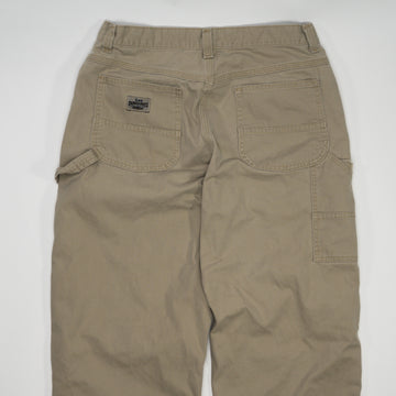 Vintage Beige Lee Dungaree Cargo Pants (34 x 34) | Rebalance Vintage.