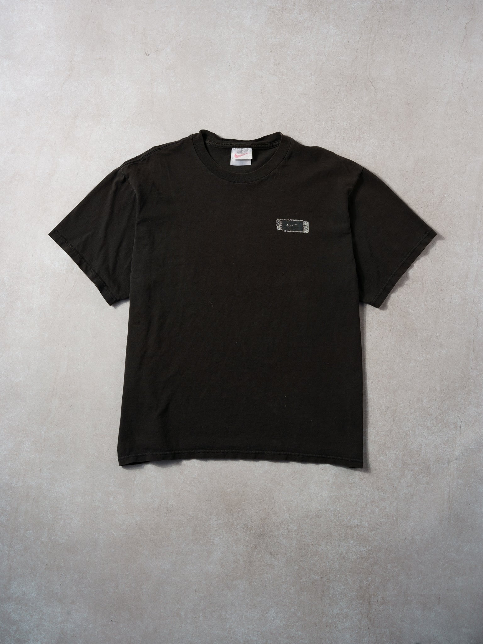 Vintage 90s Washed Black Nike Bogo Tee (M)