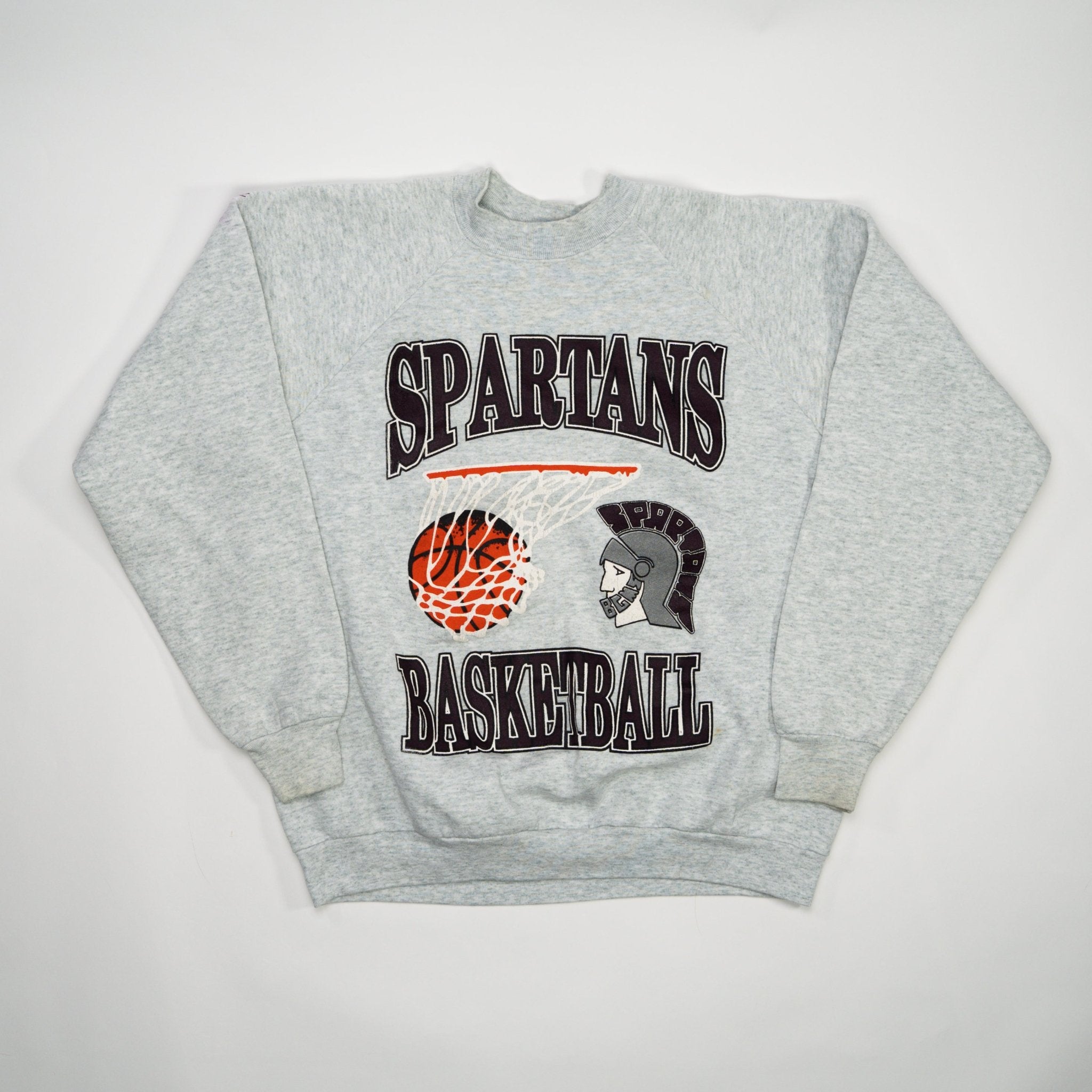 Vintage 90s Spartans Basketball Crewneck (L) | Rebalance Vintage.